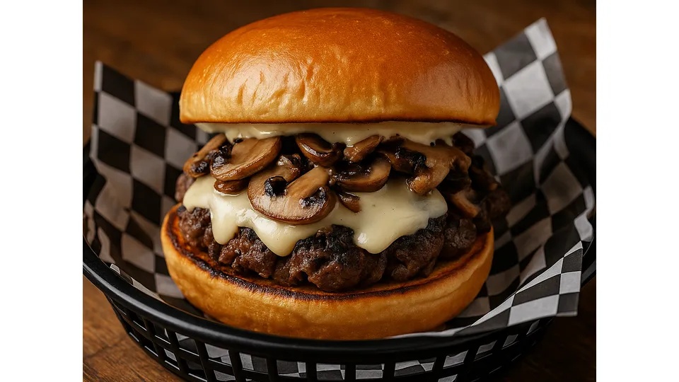 Mushroom & Swiss Burger