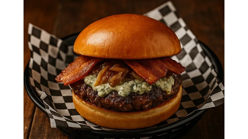 Blue & Bacon Burger